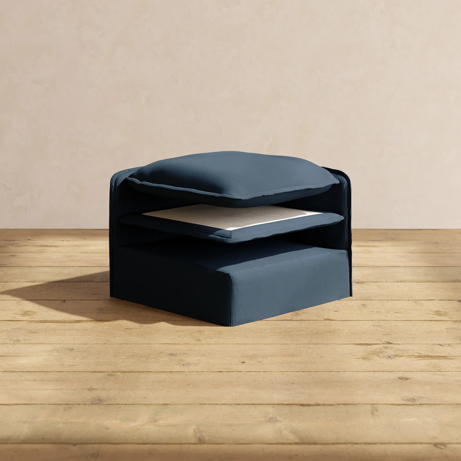 Elevate Comfort Layer for 7-Seater U-Sectional + Bench Ottoman in Sumi
