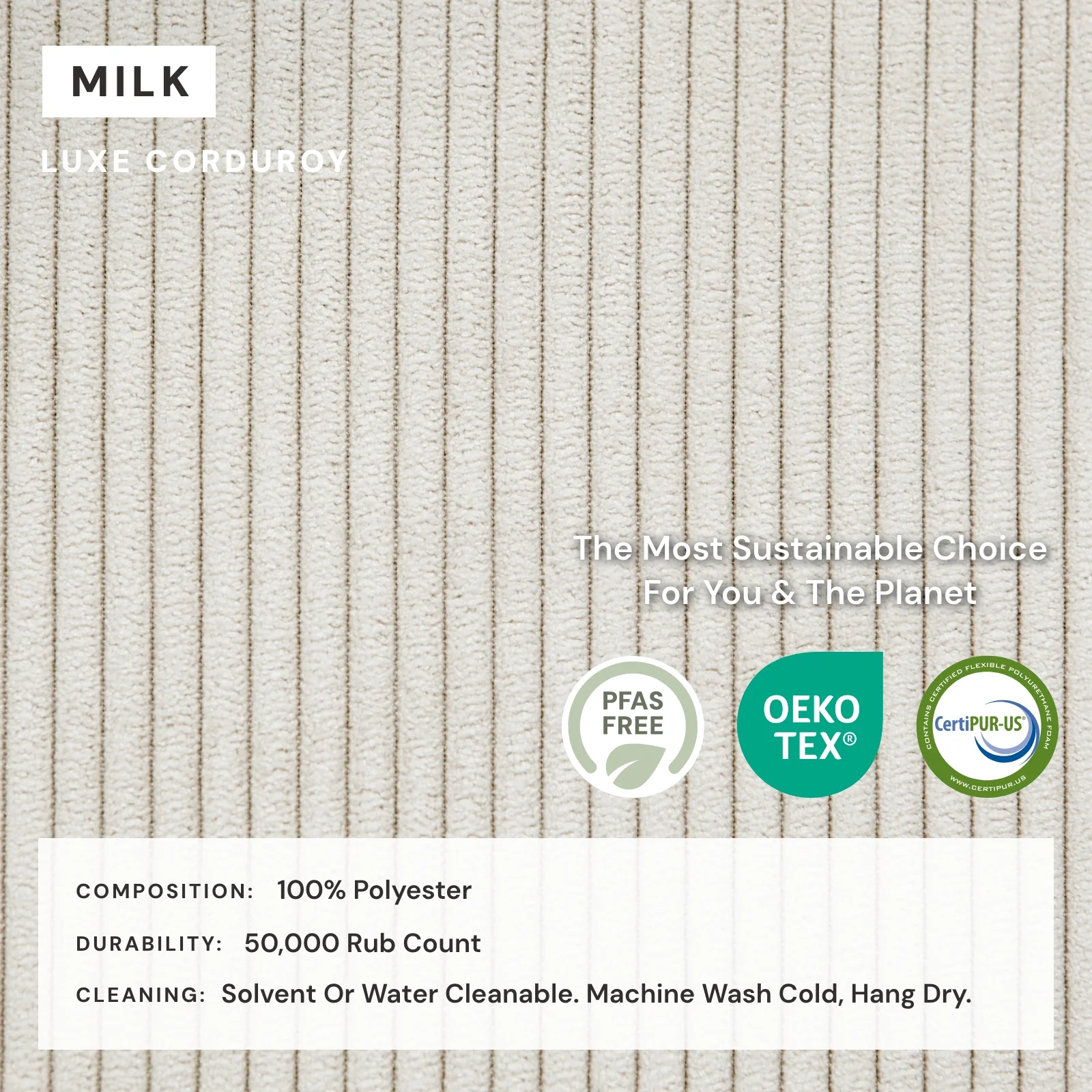 Elevate Comfort Layer for 7-Seater U-Sectional in Milk - Image 7