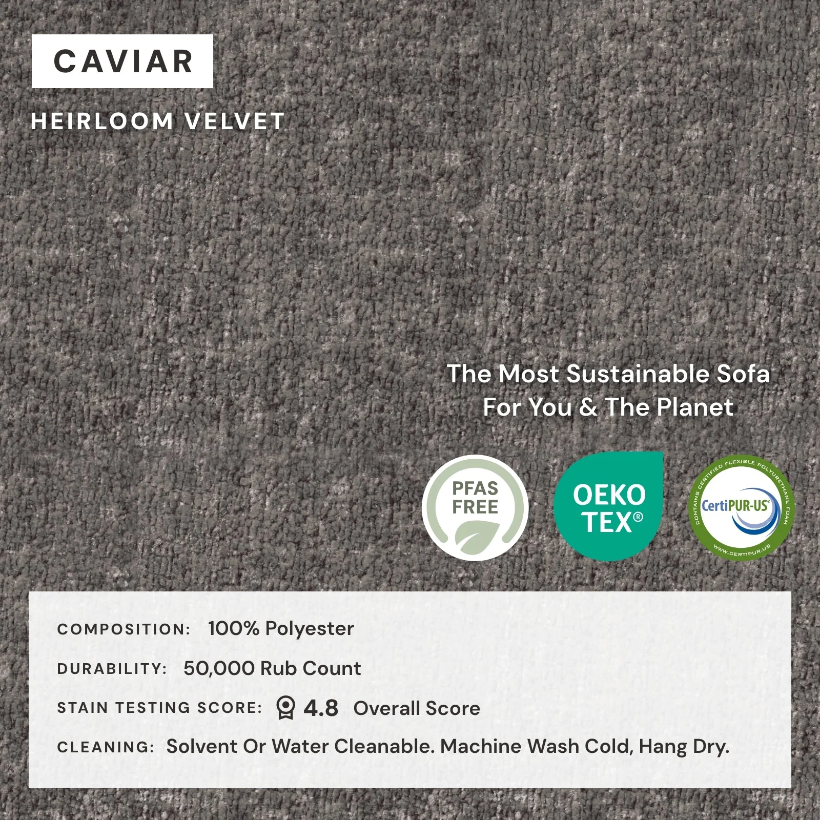 Elevate Comfort Layer for 8-Seater U-Sectional in Caviar - Image 7