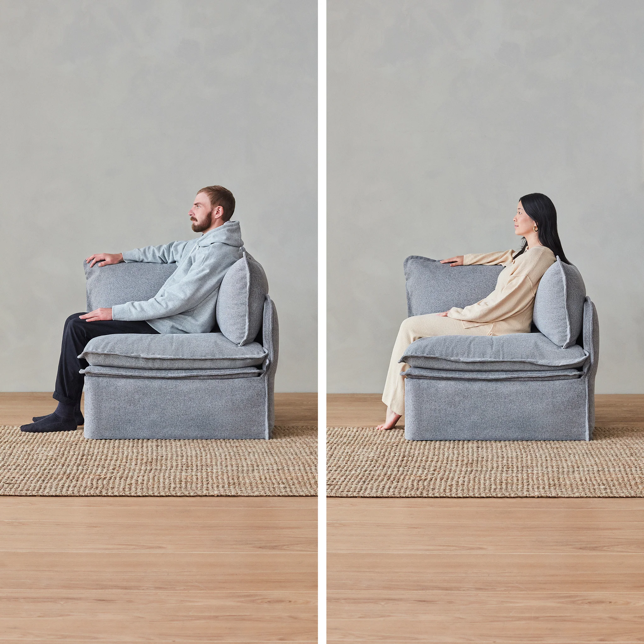 Elevate Comfort Layer for 9-Seater Open-Ends U-Sectional in Sumi - Image 5